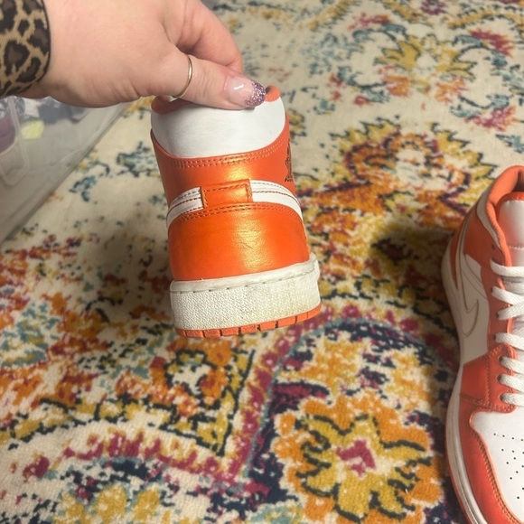 AIR JORDAN 1 MID SE MEN'S SIZE 10 DS SHOES ELECTRO WHITE - Picture 4 of 11